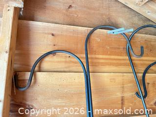 MaxSold Auction: Set of 7 Metal Shepherd Hooks — Multiple Sizes, Black Coated - London (Ontario, Canada) PARTNER MANAGED Moving Online Auction - Manchester Road