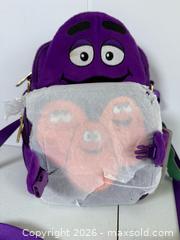 MaxSold Auction: Grimace Loungefly Brand New Set of 2 Bags - Rush (New York, USA) PARTNER MANAGED Estate Sale Online Auction - Honeoye Falls Five Points Road.