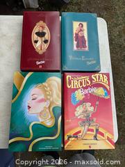 MaxSold Auction: Lot of (4) Vintage Barbie Dolls w/ Circus Star - Rush (New York, USA) PARTNER MANAGED Estate Sale Online Auction - Honeoye Falls Five Points Road.