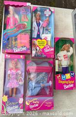 MaxSold Auction: Lot of (5) Vintage Barbie Dolls - Rush (New York, USA) PARTNER MANAGED Estate Sale Online Auction - Honeoye Falls Five Points Road.