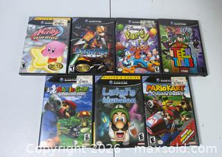 MaxSold Auction: Lot of (7) Nintendo GameCube Games - Rush (New York, USA) PARTNER MANAGED Estate Sale Online Auction - Honeoye Falls Five Points Road.