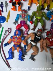 MaxSold Auction: MOTU He Man Large Figure Lot w/ Panthers - Rush (New York, USA) PARTNER MANAGED Estate Sale Online Auction - Honeoye Falls Five Points Road.