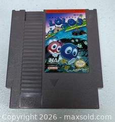 MaxSold Auction: NES Nintendo Lolo 3 Video Game & Booklet - Rush (New York, USA) PARTNER MANAGED Estate Sale Online Auction - Honeoye Falls Five Points Road.