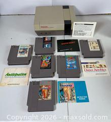 MaxSold Auction: NES Nintendo System w/ 6 Games - Rush (New York, USA) PARTNER MANAGED Estate Sale Online Auction - Honeoye Falls Five Points Road.