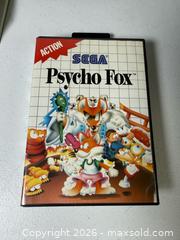 MaxSold Auction: Psycho Fox Sega Genesis Game - Rush (New York, USA) PARTNER MANAGED Estate Sale Online Auction - Honeoye Falls Five Points Road.