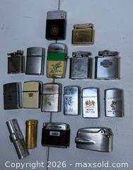 MaxSold Auction: Vintage Lighter Lot  - Rush (New York, USA) PARTNER MANAGED Estate Sale Online Auction - Honeoye Falls Five Points Road.