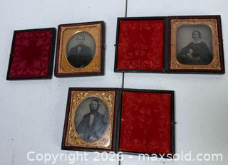 MaxSold Auction: Vintage Lot of (3) Daguerreotype Photos - Rush (New York, USA) PARTNER MANAGED Estate Sale Online Auction - Honeoye Falls Five Points Road.