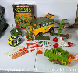 MaxSold Auction: Vintage TMNT Toy Vehicle Lot - Rush (New York, USA) PARTNER MANAGED Estate Sale Online Auction - Honeoye Falls Five Points Road.