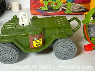 MaxSold Auction: Vintage TMNT Toy Vehicle Lot - Rush (New York, USA) PARTNER MANAGED Estate Sale Online Auction - Honeoye Falls Five Points Road.