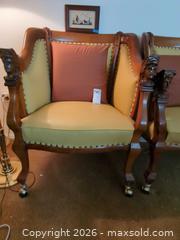 MaxSold Auction: Carved Head Chairs. C  - Ewing Township (New Jersey, USA) PARTNER MANAGED Estate Sale Online Auction - Upper Ferry Road