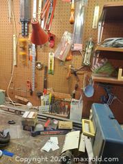 MaxSold Auction: Wall and Table of Tools and More B - Ewing Township (New Jersey, USA) PARTNER MANAGED Estate Sale Online Auction - Upper Ferry Road