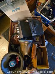 MaxSold Auction: Mixed vintage auto parts: Uniden CB radio, Chilton GM manual, brass torch - Toronto (Ontario, Canada) SELLER MANAGED Estate Sale Online Auction - Houston Crescent