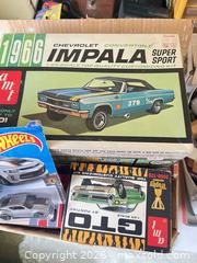MaxSold Auction: Vintage AMT 1/25 Model Kit Boxes & Carded Hot Wheels Cars - Toronto (Ontario, Canada) SELLER MANAGED Estate Sale Online Auction - Houston Crescent