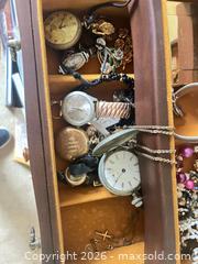 MaxSold Auction: Vintage Mixed Jewelry Lot with Watches, Brooches & Trinket Boxes - Toronto (Ontario, Canada) SELLER MANAGED Estate Sale Online Auction - Houston Crescent