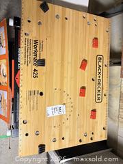 MaxSold Auction: Black+Decker Workmate 425 Portable Workbench with Corded Saw - Toronto (Ontario, Canada) PARTNER MANAGED Estate Sale Online Auction - Coxwell Avenue
