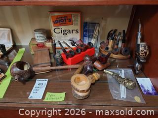 MaxSold Auction: Lot of 10+ Mixed Briar, Metal & Carved Smoking Pipes plus stands etc - Toronto (Ontario, Canada) PARTNER MANAGED Estate Sale Online Auction - Coxwell Avenue