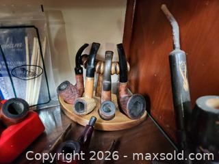 MaxSold Auction: Lot of 10+ Mixed Briar, Metal & Carved Smoking Pipes plus stands etc - Toronto (Ontario, Canada) PARTNER MANAGED Estate Sale Online Auction - Coxwell Avenue