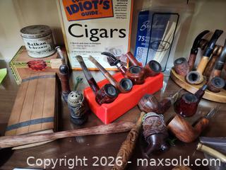 MaxSold Auction: Lot of 10+ Mixed Briar, Metal & Carved Smoking Pipes plus stands etc - Toronto (Ontario, Canada) PARTNER MANAGED Estate Sale Online Auction - Coxwell Avenue