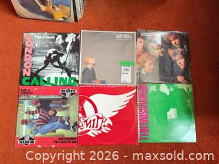 MaxSold Auction: Lot of 6 12-inch Vinyl Records: Rock, Punk, Hip-Hop, New Wave - Toronto (Ontario, Canada) PARTNER MANAGED Estate Sale Online Auction - Coxwell Avenue