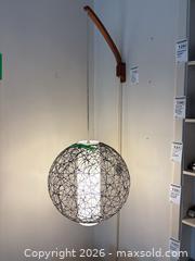 MaxSold Auction: Mid-Century Teak Wall Sconce with Black String Hanging Pendant lamp - Toronto (Ontario, Canada) PARTNER MANAGED Estate Sale Online Auction - Coxwell Avenue