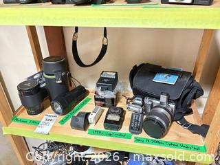 MaxSold Auction: Mixed Camera Gear: Sony Mirrorless, Lenses, Vivitar Flash, Meter - Toronto (Ontario, Canada) PARTNER MANAGED Estate Sale Online Auction - Coxwell Avenue