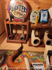 MaxSold Auction: Mixed Meerschaum & Briar Pipes with Stands, Tins, Assorted Brands - Toronto (Ontario, Canada) PARTNER MANAGED Estate Sale Online Auction - Coxwell Avenue