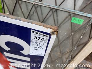 MaxSold Auction: Vintage Cinzano Metal Sign & Two Leaded Diamond Pane Windows - Toronto (Ontario, Canada) PARTNER MANAGED Estate Sale Online Auction - Coxwell Avenue