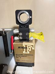 MaxSold Auction: Vivitar Enlarger with Nikon PB-4 Bellows, Kodak & Ilford Darkroom Kit - Toronto (Ontario, Canada) PARTNER MANAGED Estate Sale Online Auction - Coxwell Avenue