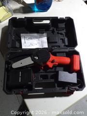 MaxSold Auction: cordless mini chainsaw - Upper Moreland Township (Pennsylvania, USA) SELLER MANAGED Charity/Fundraising Online Auction - Davisville Road
