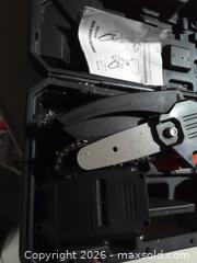 MaxSold Auction: cordless mini chainsaw - Upper Moreland Township (Pennsylvania, USA) SELLER MANAGED Charity/Fundraising Online Auction - Davisville Road