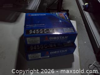 MaxSold Auction: pair of Biostar mainboards - Upper Moreland Township (Pennsylvania, USA) SELLER MANAGED Charity/Fundraising Online Auction - Davisville Road