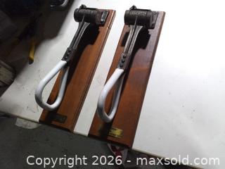MaxSold Auction: pair of old NYC subway strap hangers - Upper Moreland Township (Pennsylvania, USA) SELLER MANAGED Charity/Fundraising Online Auction - Davisville Road
