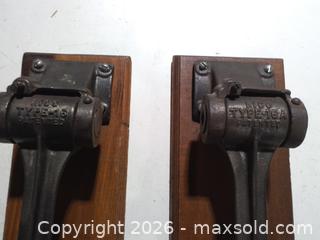 MaxSold Auction: pair of old NYC subway strap hangers - Upper Moreland Township (Pennsylvania, USA) SELLER MANAGED Charity/Fundraising Online Auction - Davisville Road