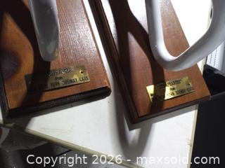 MaxSold Auction: pair of old NYC subway strap hangers - Upper Moreland Township (Pennsylvania, USA) SELLER MANAGED Charity/Fundraising Online Auction - Davisville Road