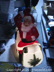 MaxSold Auction: Vintage Santa with sleigh blowmold decor - Upper Moreland Township (Pennsylvania, USA) SELLER MANAGED Charity/Fundraising Online Auction - Davisville Road
