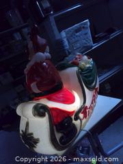 MaxSold Auction: Vintage Santa with sleigh blowmold decor - Upper Moreland Township (Pennsylvania, USA) SELLER MANAGED Charity/Fundraising Online Auction - Davisville Road
