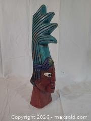MaxSold Auction: Hand-Carved Tribal Wood Carving, 12–18 in, One-of-a-Kind - Brantford (Ontario, Canada) SELLER MANAGED Downsizing Online Auction - Kitchener Avenue