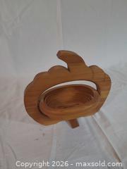 MaxSold Auction: K & J Pumpkin Wood Soap Dish with Stand - Brantford (Ontario, Canada) SELLER MANAGED Downsizing Online Auction - Kitchener Avenue