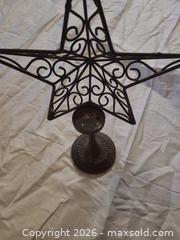 MaxSold Auction: Pair of Steel Tea Light Candle Holders, Rustic Farmhouse - Brantford (Ontario, Canada) SELLER MANAGED Downsizing Online Auction - Kitchener Avenue