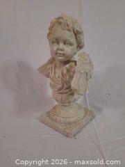 MaxSold Auction: Resin Angel/Cherub Bust, 9 Inches - Brantford (Ontario, Canada) SELLER MANAGED Downsizing Online Auction - Kitchener Avenue