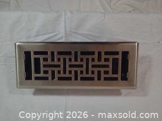 MaxSold Auction: Set of Four 3x10 Brushed Nickel Floor/Vent Registers - Brantford (Ontario, Canada) SELLER MANAGED Downsizing Online Auction - Kitchener Avenue