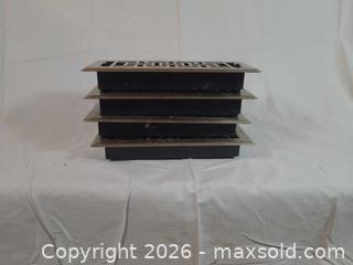 MaxSold Auction: Set of Four 3x10 Brushed Nickel Floor/Vent Registers - Brantford (Ontario, Canada) SELLER MANAGED Downsizing Online Auction - Kitchener Avenue