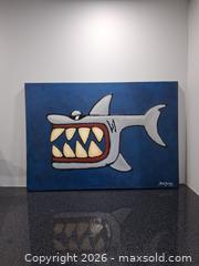 MaxSold Auction:  Luis Della (Portugal) Enamel on Canvas - Mississauga (Ontario, Canada) SELLER MANAGED Reseller Online Auction - Alpha Mills Road