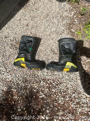 MaxSold Auction: Firefighter Boots - Orillia (Ontario, Canada) SELLER MANAGED Downsizing Online Auction - Forest Avenue South