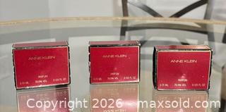 MaxSold Auction: Anne Klein Parfum Mini Vials — 3 x 3.75 mL - Spencerport (New York, USA) SELLER MANAGED Downsizing Online Auction -  West Avenue