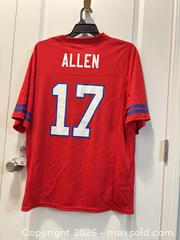 MaxSold Auction: Buffalo Bills Replica Jersey #17 Allen Large Red - Spencerport (New York, USA) SELLER MANAGED Downsizing Online Auction -  West Avenue