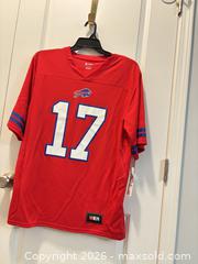 MaxSold Auction: Buffalo Bills Replica Jersey #17 Allen Large Red - Spencerport (New York, USA) SELLER MANAGED Downsizing Online Auction -  West Avenue