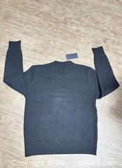 MaxSold Auction: Designer Black and White Logo Crewneck Sweater, Size L - Spencerport (New York, USA) SELLER MANAGED Downsizing Online Auction -  West Avenue