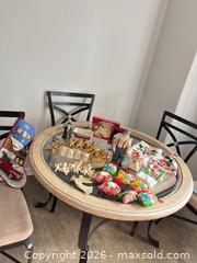 MaxSold Auction: Holiday Christmas Decorations Lot with Stocking, Figurines & Dishes - Spencerport (New York, USA) SELLER MANAGED Downsizing Online Auction -  West Avenue