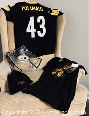 MaxSold Auction: STEELERS T-SHIRT, JERSEY,CAP & TOTE - Spencerport (New York, USA) SELLER MANAGED Downsizing Online Auction -  West Avenue